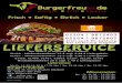 jetzt auch EC-Zahlung LIEFERSERVICEneu.burgerfreun.de/media/docs/Burgerfreunde-Speisekarte.pdf · A, G, L, Chicken Nuggets 10, G, Chicken Wings G, Broccoli & Cheese Nuggets 1, 10,