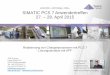 SIMATIC PCS 7 Anwendertreffen 27. 28. April 2015s/Handout... · Hardware-/ Software-Workshop für Detailaufnahme CAD Stromlaufplanerstellung in EPLAN P8 Softwareerstellung PCS7 Lieferung