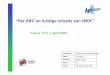 “Het ABC en huidige situatie van WKK” - agrimaco.nl Energie-voorziening... · C CO 2coëfficiënt, Certiq, cluster, Codinox, cos φ , Caterpillar, Cogenprojects B Blindstroom,