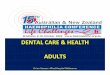 DENTAL CARE HEALTH ADULTS - Haemophilia · ADULTS Dr Ian Hewson Alfred Hospital Melbourne. HEALTHY GUMS DO ... Alfred Recommendations Severe: Assessed at Hospital and treatment 