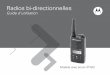 Guide d’utilisation - Motorola Solutions · professionnel pour satisfa ire aux contraintes FCC d'exposition à l'énergie des fréquences radio. Pour ... Avant d'utiliser ce produit,