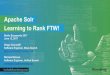 Apache Solr Learning to Rank FTW! - Berlin Buzzwords · © 2017 Bloomberg Finance L.P. All rights reserved. Learning to Rank FTW! Berlin Buzzwords 2017 June 12, 2017 Diego Ceccarelli