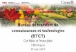 Bureau de transfert de connaissances et technologies …groupeuniconseils.com/wp-content/uploads/2017/02/CRDH_Carl-Belec... · • Entomologie • Épidémiologie • Horticulture