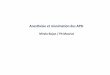 Anesthésie et réanimation des APSI - arcothova.com · APSI: réanimation préopératoire Urgence néonatale Ductodépendance pour la circulation pulmonaire (aucune collatéralité)