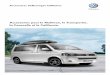 Accessoires Volkswagen Utilitaires - Génération T5 ... · Un globe-trotter. Puissance et endurance font parties des nombreuses qualités des Multivan, California, Caravelle et Transporter