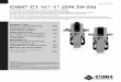 Cillit C1 ¾-1 (DN 20-25) ¾ Einbau- und ... · EHF Single-lever filter / HWS domestic water station incl. electronic filter change display ... neuen Einhebelbedienung einfach in