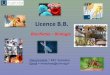 Licence B.B. - univ-ag.frE9sentation... · mendélienne, mono-hybridisme, di-hybridisme, théorie chromosomique de l’hérédité, codominance et dominance incomplète, gène liés
