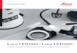 Leica LED3000 / Leica LED5000 · La solution d‘éclairage LED intégrée à faible consommation d‘énergie en stéréomicroscopie LEICA LED3000 / LEICA LED5000 DES ÉCLAIRAGES