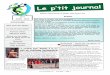 Le p’tit journal - bcbl.free.frbcbl.free.fr/sites/default/files/journal/Le p'tit journal juin 2013... · DM3 - SENIORS MASCULINS D3 (Poule C) Entraîneur: Benoît JAUNIN 14 victoires