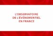 L’OBSERVATOIRE DE L’ÉVÉNEMENTIEL EN FRANCE · 4 Sommaire Innovations technologiques & événementiel Innovations digitales au service de l’événementiel p.68 Assistantes