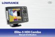 Elite-5 HDI Combo - ww2. Introduction | Elite-5 HDI PB 3 Elite-5 HDI Mise en route ‰teindre/ allumer