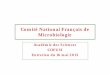 Comité National Français de Microbiologie - …aramis.obspm.fr/cofusi/ent/SFM-mai2012.pdf · Taxonomie Pathogénicité microbienne ... 7 décembre Evolution et biodiversité bactérienne: