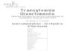 Transylvania Divertimento - Profs-Edition.com : … · 2017-08-29 · Clarinette en Mib Clarinette 1-2-3 en Sib Clarinette basse en Sib Saxophone alto 1-2 Saxophone ténor Saxophone
