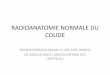 RADIOANATOMIE NORMALE DU COUDE - guidekt.netguidekt.net/TRANSFERTS/UCAD/RADIOANATOMIE 2015/RADIO ANATO… · tendineuse de l’olécrane ... bilan de fracture (extension, trait de