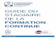 Guide du stagiaire de la formation Continue - univ-smb.fr .4 / Guide du stagiaire / Formation professionnelle