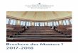 Brochure des Masters 1 2017-2018 - Université Paris 1 ...€¦ · Si vous êtes inscrit en M1 Contrôle Comptabilité Audit (CCA), vous devrez obligatoirement suivre le cours d’