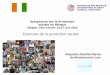 Symposium sur la Protection sociale en Afrique Abidjan ... · •Questionnaire sur le contenu d’une possible ... Extension de la sécurité du revenu et de l'accès ... – gestion
