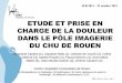 ETUDE ET PRISE EN CHARGE DE LA DOULEUR …pe.sfrnet.org/Data/ModuleConsultationPoster/pdf/2011/1/0cdfa35f-e... · Les difficultés de réalisation des examens d’imagerie La majoration