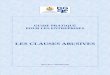 GUIDE CLAUSES ABUSIVES - dgae.gov.pf · 3/27 Guide pratique pour les entreprises – Les clauses abusives Introduction La loi du pays n° 2016-28 du 11 août 2016 relative à la protection