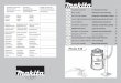 C M Y CM MY CY CMY K - makita.at Manual.pdf · - Trekantet munnstykke for fast avfall - Kolmionmuotoinen suutin kuivaimua varten - Triangulärt munstycke för fast avfall Cod. 01321B0N