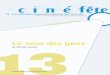 Le nom des gens - HOME OF WORLD CINEMA DVDS · Dossier pédagogique / LE NOM DES GENS de Michel Leclerc 3 a) FiCHe TeCHNiQUe dU FiLm Long métrage français ... , puis de la couleur