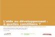 L’aide au développement - AITECaitec.reseau-ipam.org/IMG/pdf/ActesCondi1009.pdf · Rigobert Ntep Dynamiques citoyennes, Cameroun SESSION 4 BONNE GOUVERNANCE, APPROCHE PAR LES RÉSULTATS