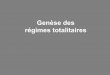 Genèse des régimes totalitairesjeanmichelfaure1.free.fr/premiere/histoire/totalitarisme/... · 2013-04-12 · •Problématique • Le développement de ce type de parti n’est-il