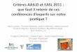Critères(AASLD(et(EASL(2011(:( …siad.radiologie.fr/files/files/Foie-2012/Critères AASLD et EASL... · Quels&critères&diagnosFques&du&CHC&en&2012&?& • Foie de cirrhose • Foie