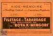 Chauffage Central FILETAGE ETTARAUDAGE - aide memoire chauffage... · TABLE des carrés cubes* racine,