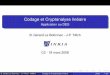 Codage et Cryptanalyse linéaire - rocq.inria.fr .Codage et Cryptanalyse linéaire Application au