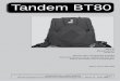 Tandem BT80 - PARAMETRESf.goguet.free.fr/Documents/Materiels/manuel/MA230.pdf · Manuel d’utilisation et de maintenance Tandem BT 80 Type 740-1 - Edition 10- Juillet 2008 1/64 Tandem