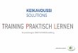 TRAINING PRAKTISCH LERNEN - keikavoussi …keikavoussi-solutions.com/wp-content/uploads/2017/10/TPL_In... · Machen Sie fit als TrainerIn ORT: Hamburg TEILNEHMER: Max. 15 ... was
