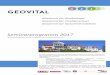 Seminarprogramm 2017 - GEOVITAL · Die Geovital-Akademie ist eine Lehr- und Forschungseinrichtung in Vorarlberg / Österreich, mit dem Schwerpunkt Strahlenforschung und Strahlenschutz