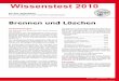 Wissenstest 2010 - feuerwehr- .Für die Ausbildung in den Feuerwehr-Jugendgruppen Brennen und Löschen