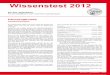 Wissenstest 2012 - feuerwehr-siebnach.de · Für die Ausbildung in den Feuerwehr-Jugendgruppen Fahrzeugkunde Hier nochmals die sechs festgelegten Themen: ... Brennen und Löschen.....zuletzt