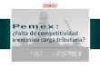 Pemex: ¿Falta de competitividad o excesiva carga …chevez.com/upload/files/PerspEsp2013-02.pdf · de los excedentes petroleros; que le ayude a fondear su pasivo laboral, y que le
