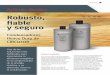 Robusto, fiable y seguro - CIRCUTORcircutor.com/docs/Article-HeavyDuty-SP.pdf · (tecnología DRY) son muy seguros contra incendio y fugas de tóxicos, siendo además biodegradables,