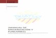 MANUAL DE ORGANIZACIÓN Y FUNCIONES - … · Organigrama funcional, relación de puestos, funciones y organización general del personal con nómina de la Federación de Triatlón