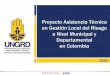 Proyecto Asistencia Técnica en Gestión Local del … · Proyecto Asistencia Técnica en Gestión Local del Riesgo a Nivel Municipal y Departamental en Colombia ... AGROPECUARIA