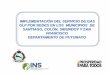 Presentación de PowerPoint - Gobernación de … · reposición de canalización pega realizada implementaciÓn del servicio de gas glp por redes en en los municipios de santiago,