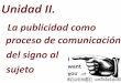 La publicidad como proceso de comunicación: del … · 2014-03-09 · Introducción y bibliografía Tema 3: El proceso de comunicación publicitaria y las funciones del lenguaje