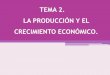 TEMA 2. LA PRODUCCIÓN Y EL CRECIMIENTO …iesvandelvira.com/wp-content/uploads/2016/09/Presentación-Tema-2... · sectores con características comunes: ... En España, el sector