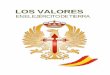 LOS VALORES - ame1.org.es · valores y la manera cómo los vive . ... Todo militar tiene el deber de prestar ante la Bandera juramento o promesa de defender a España