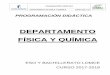 DEPARTAMENTO FÍSICA Y QUÍMICA - Inicioies-sierradelsegura.centros.castillalamancha.es/sites/ies-sierra... · profesor de la sección de Riopar . MARCO LEGAL. o. Real Decreto 1105/2014,