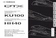 KU100 HH40 Owner's Manual - Home - Yamaha - … manual mais recente, acesse o site da Yamaha e faça o download do arquivo do manual. Informações aos usuários sobre coleta e descarte