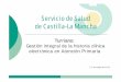 Servicio de Salud de Castilla-La Mancha - aitar.org · Agenda Castilla - La Mancha en cifras OrígenesdeTurrianoOrígenes de Turriano Arquitectura de la solución Situación Actual
