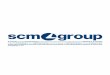 il gruppo - scmgroup.com€¦ · per meglio adattarsi ai mutamenti dell’economia: ... Il marchio minimax offre macchine professionali, robuste, compatte e semplici da utilizzare
