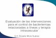 Evaluación de las intervenciones para el control de ...himfg.com.mx/descargas/documentos/epidemiologia/Presentaciones... · Evaluación de las intervenciones para el control de bacteriemias
