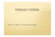 FENOLES Y ETERES - files.selvafarma.webnode.esfiles.selvafarma.webnode.es/200000196-8802f88fdd/DIAPOSITIVAS... · ACIDEZ DE LOS FENOLES Una de las propiedades mas caracteristicas