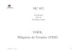 VHDL Máquina de Estados (FSM) - Instituto de …cortes/mc602/slides/VHDL/old/VHDL_6_MC_FSM… · VHDL Máquina de Estados (FSM) MC602 – 2011 2 IC-UNICAMP Tópicos • Máquinas